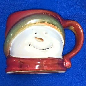 🌸Stoneware Holiday 2010 by Target Snowman Coffee Cup/Mug🌸